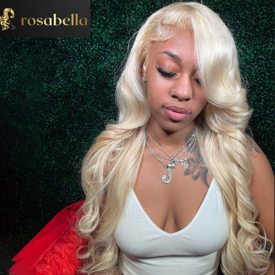 Ash Blonde HD Lace Frontal Human Hair Wigs Glueless 