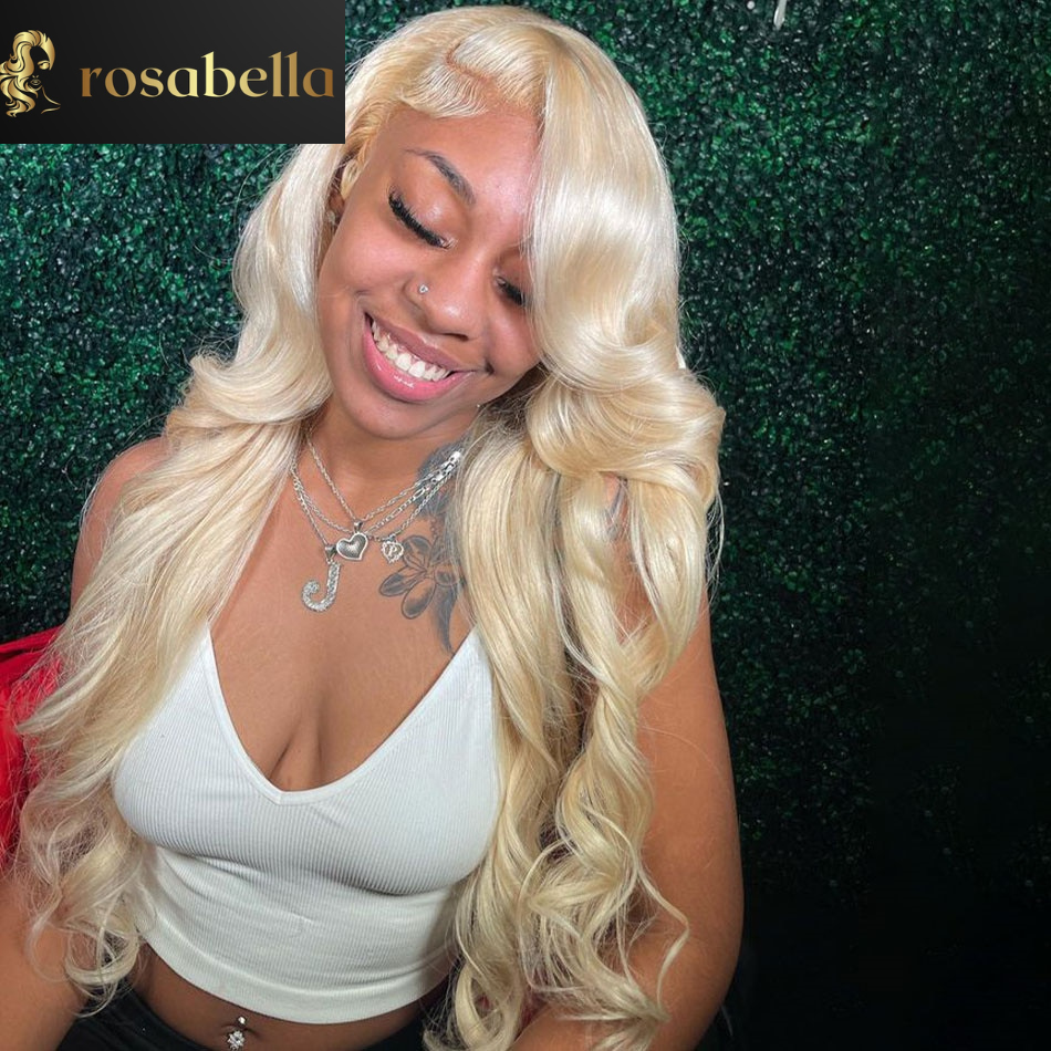 Ash Blonde HD Lace Frontal Human Hair Wigs Glueless 