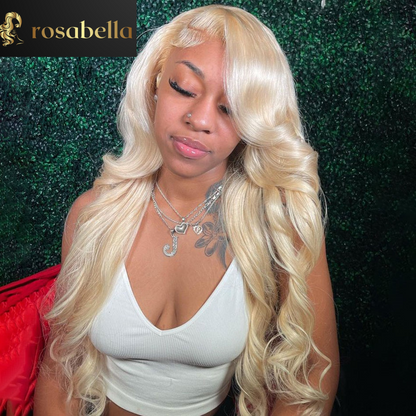 Ash Blonde HD Lace Frontal Human Hair Wigs Glueless 