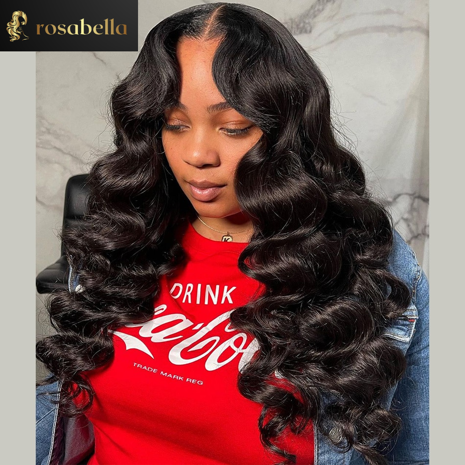 P4/27 Highlight Loose Deep Wave Wig Lace Front Human Hair