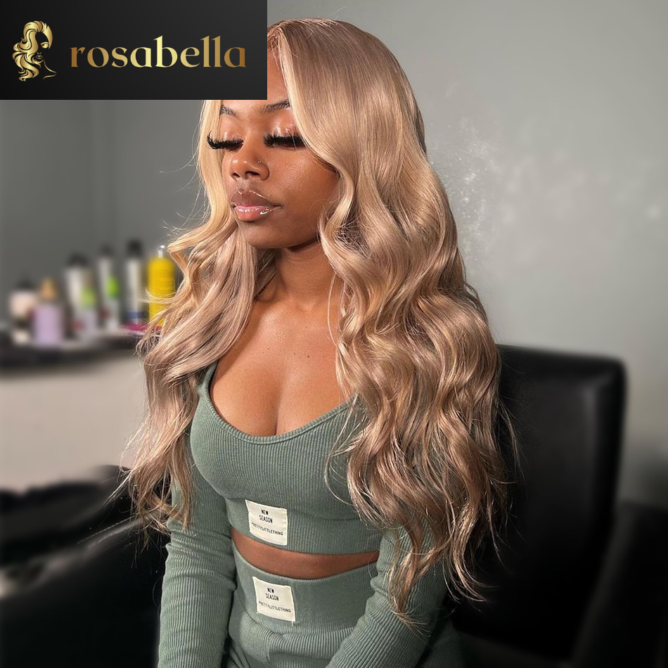 613 Ash Blonde Body Wave Lace Front Human Hair Wigs 13x6 Lace Frontal Wig 30 Inch 5X5 Closure Wig Brazilian Hair Wigs