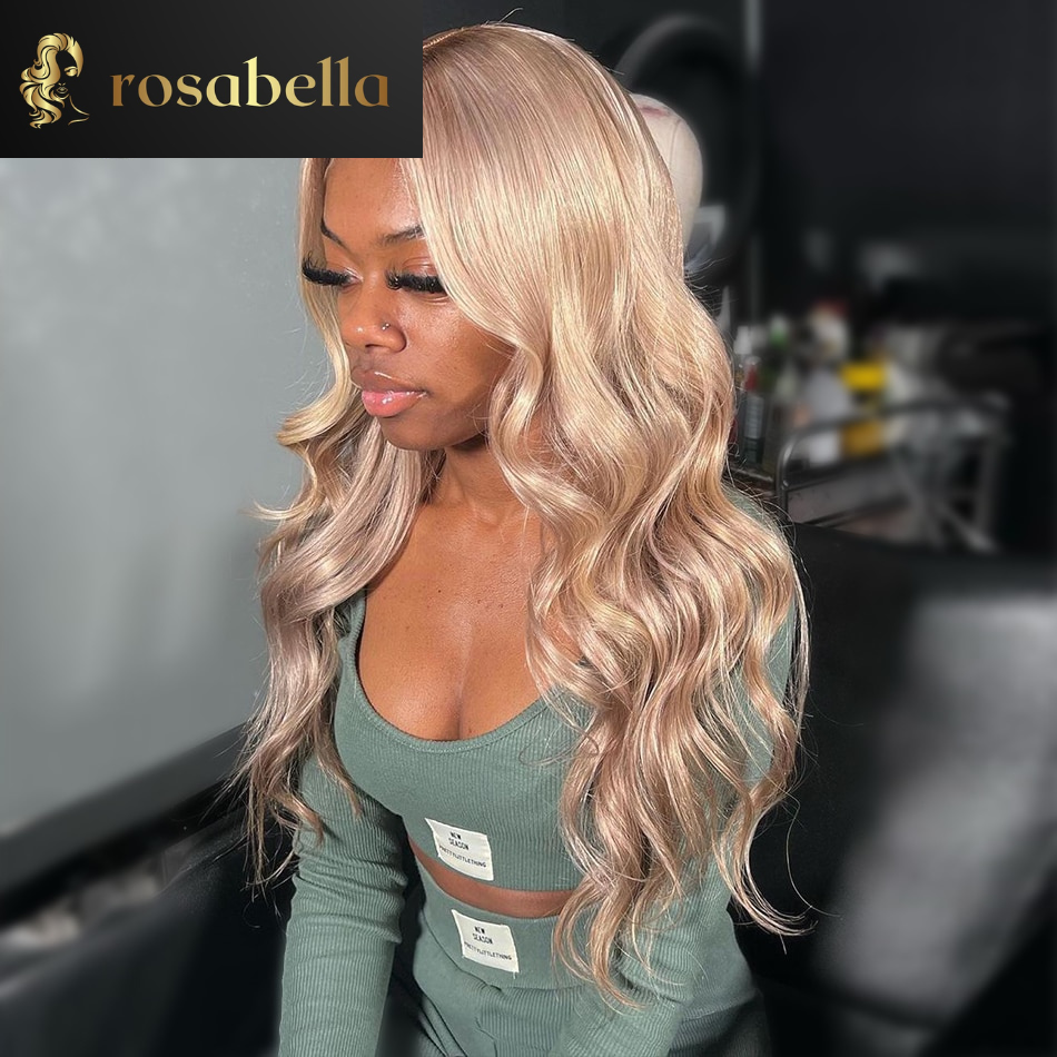 613 Ash Blonde Body Wave Lace Front Human Hair Wigs 13x6 Lace Frontal Wig 30 Inch 5X5 Closure Wig Brazilian Hair Wigs