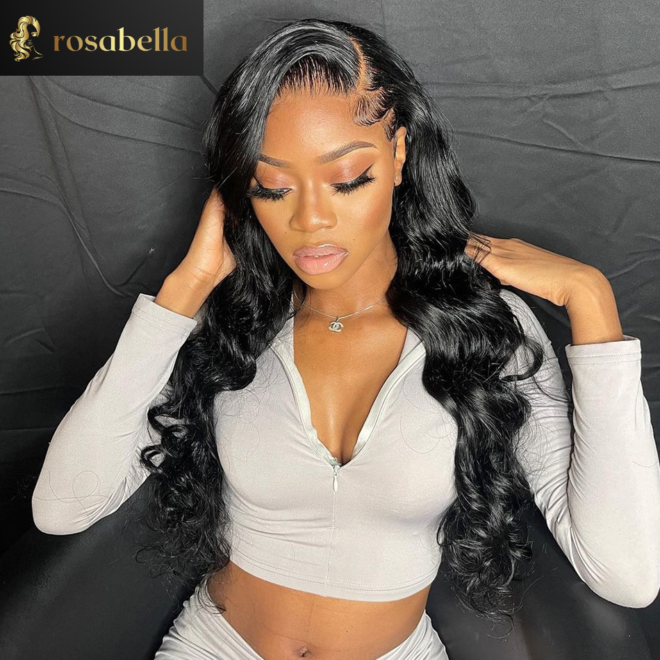 Ombre Blonde Pink Highlight Wig Transparent 13X6 Body Wave Lace Front Wig Brazilian 13X4 Full Lace Frontal Human Hair Wigs