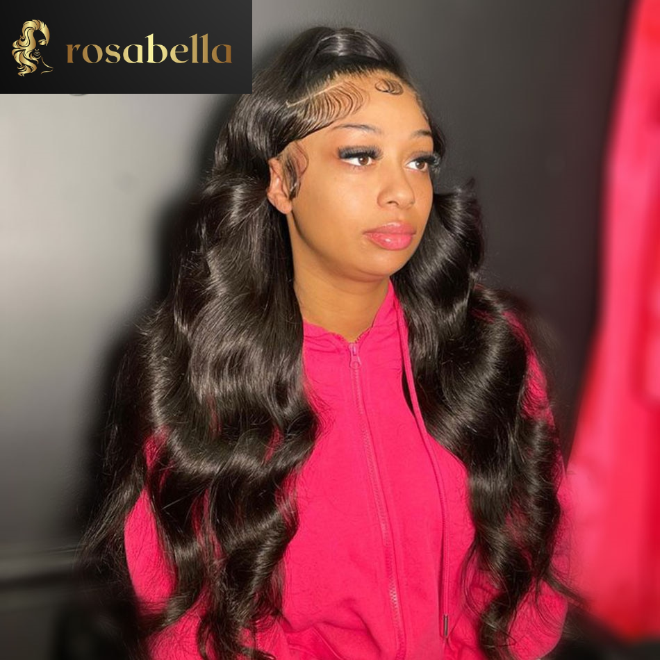 Ready to Wear 13x4 Lace Frontal Wig 180% Glueless Human Hair Wigs Blonde Brown Highlight 34 Inch 4X4 Lace Closure Body Wave Wigs