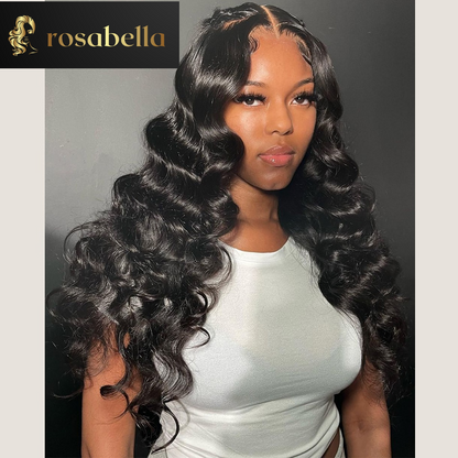 Dark 99J Loose Deep Wave Lace Front Human Hair Wigs Transparent 13X6 Lace Frontal Wig  Pre Plucked 5X5 Lace Closure Wig