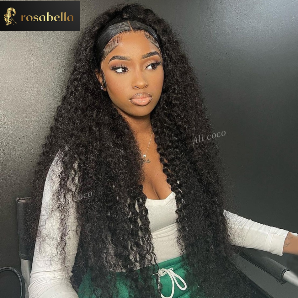 Wear and GO Wig Highlight Jerry Curly Lace Front Human Hair Wigs Mongolian Curly 13X6 Lace Frontal Wigs Pre Plucked